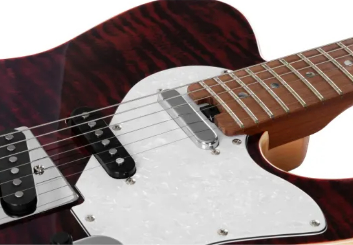 Corpo Poplar Tampo Flamed Maple Ruby Red