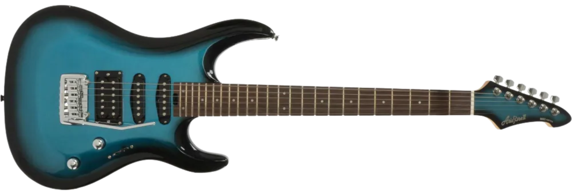 Guitarra Aria Pro II MAC-STD Metallic Blue Shade