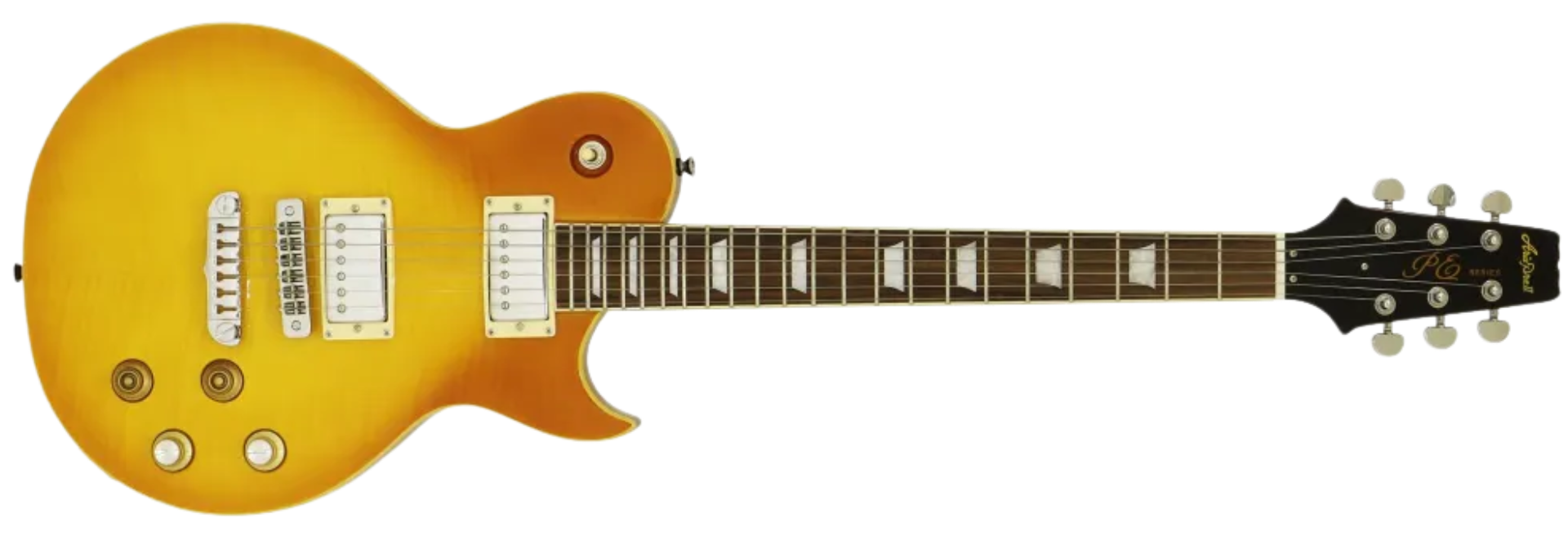 Guitarra Aria Pro II PE-350PG Aged Lemon Drop