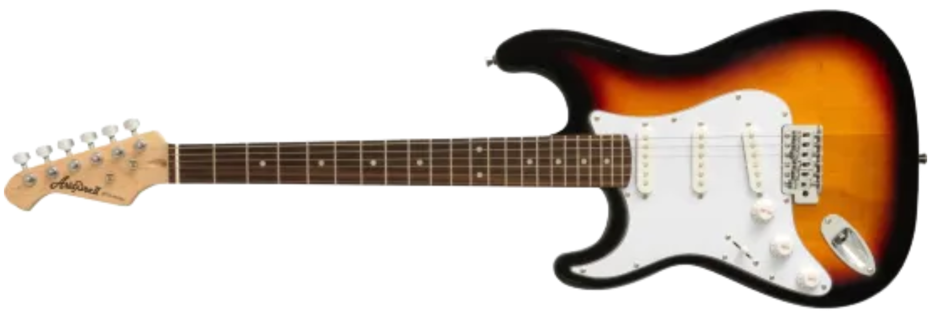 Guitarra Aria Pro II STG-003/M LH 3 Tone Sunburst Canhoto