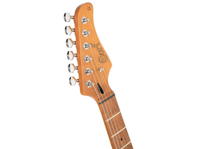 Braço Roasted Maple e Ponte 6-Point Tremolo