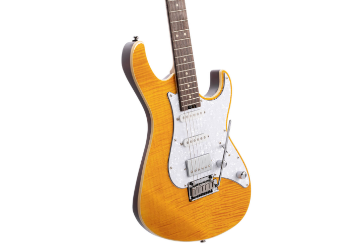 Braço em Canadian Hard Maple e Escala em Rosewood