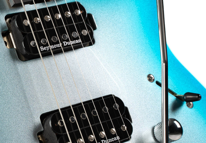 Corpo Basswood com Tampo Quilted Maple Polar Ice Metallic Burst