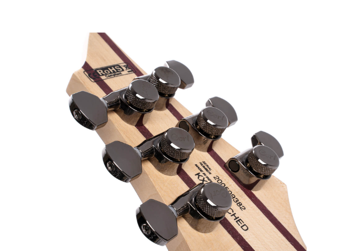 Corpo Mahogany Ash Burl Etched Deep Violet