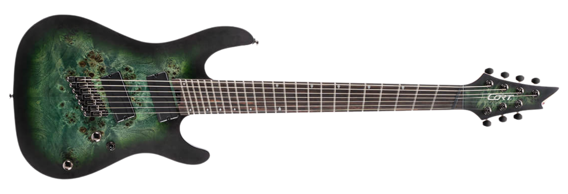 Guitarra Cort KX507 Multi Scale SDG Star Dust Green