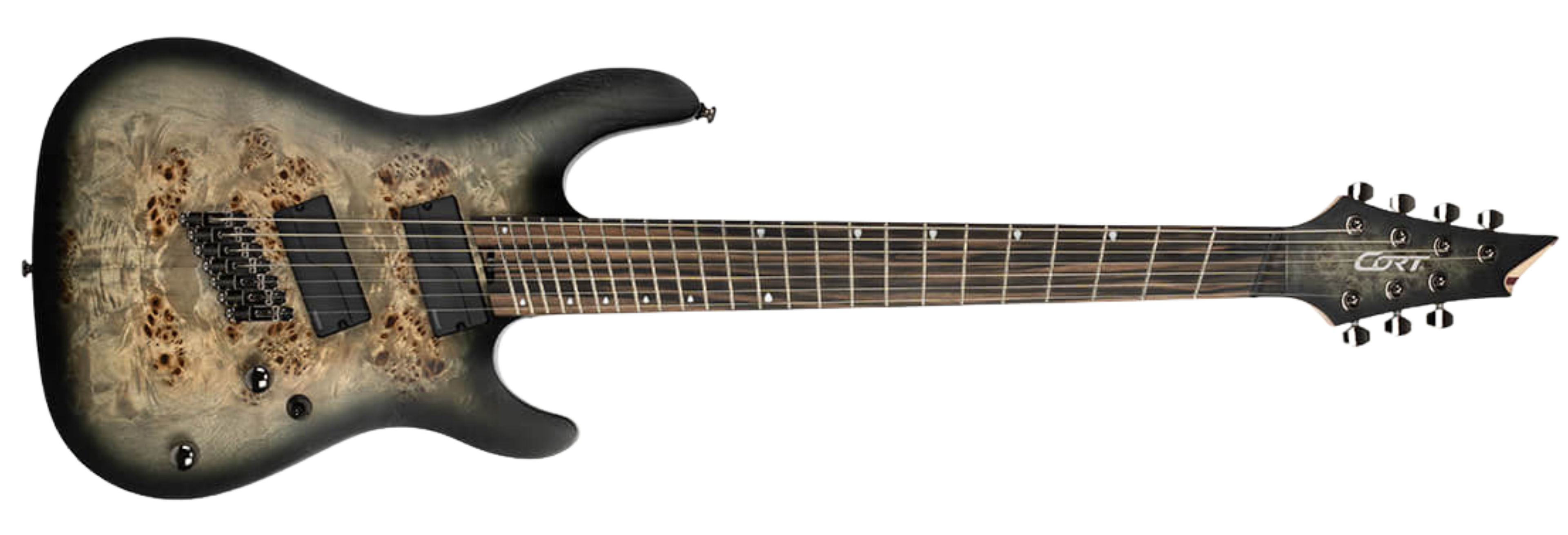 Guitarra Cort KX507 SDB Star Dust Black 7 Cordas