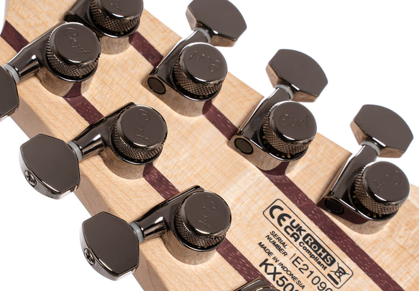 Escala Macassar Ebony Fanned Frets