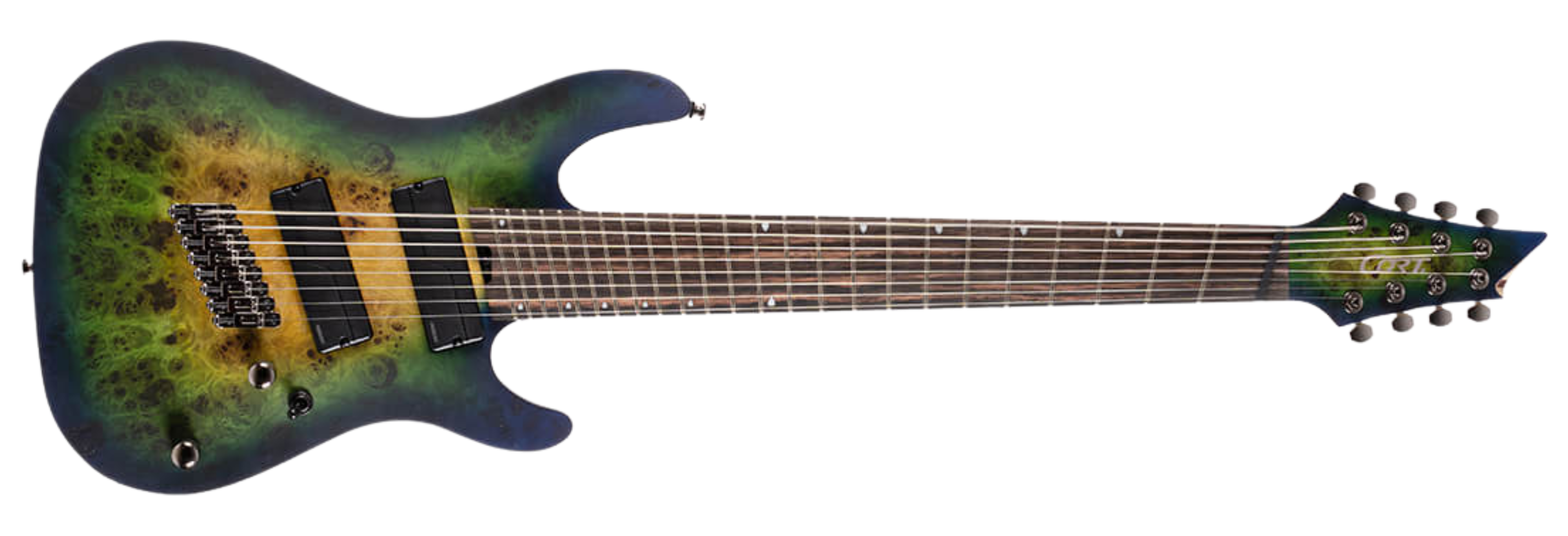 Guitarra Cort KX508 MSII MBB Mariana Blue Burst 8 Cordas