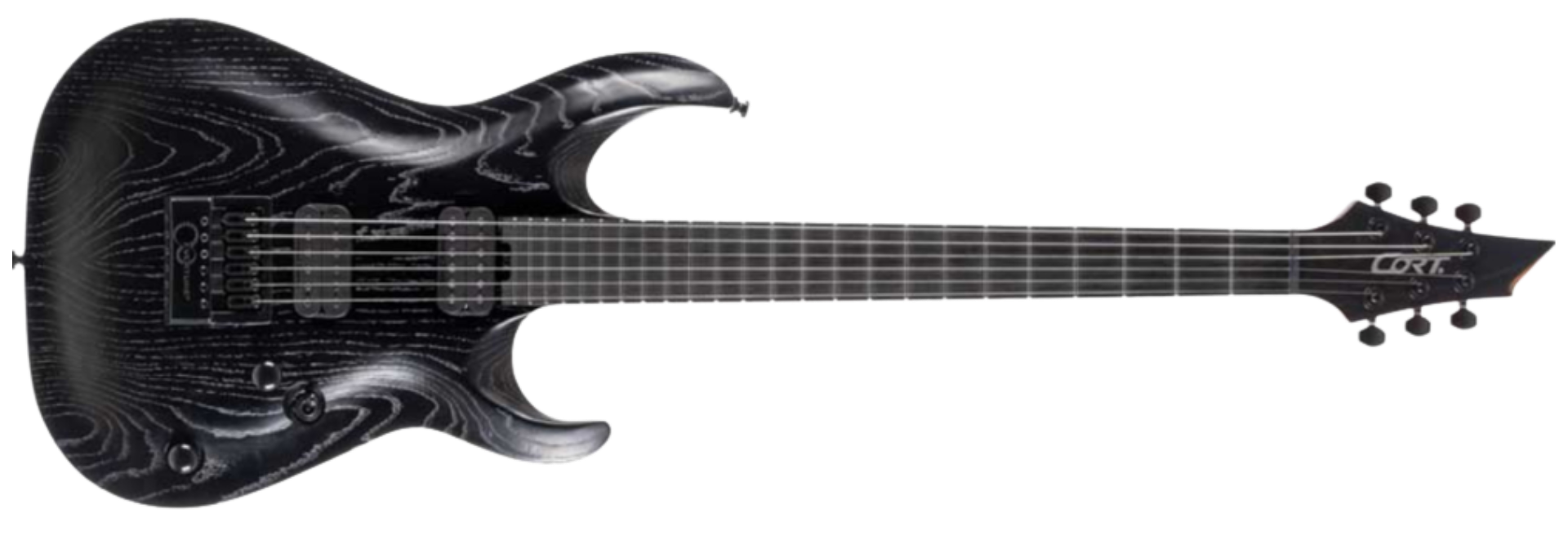 Guitarra Cort KX700 EVOPBK Black com Capa