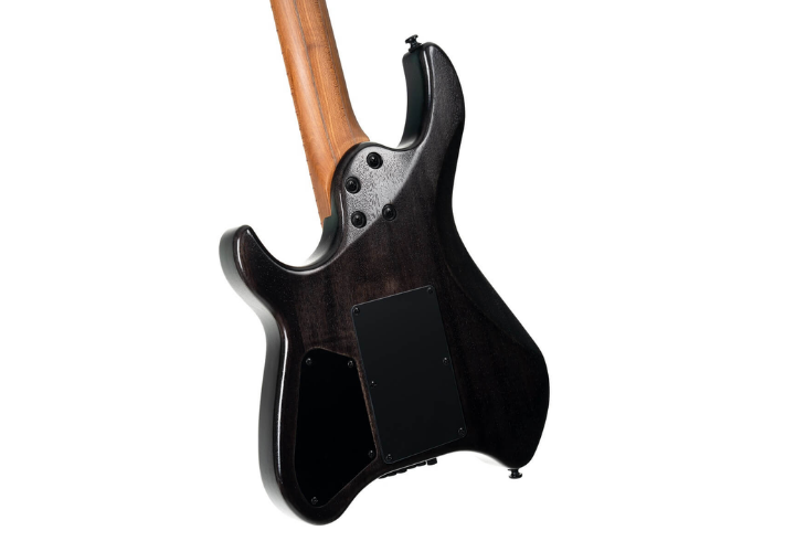 Corpo Okoume com Top Flamed Maple Semi Gloss Lagoon