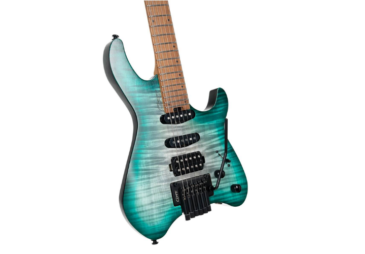 Braço Roasted Maple Headless e Ponte Tremolo Custom