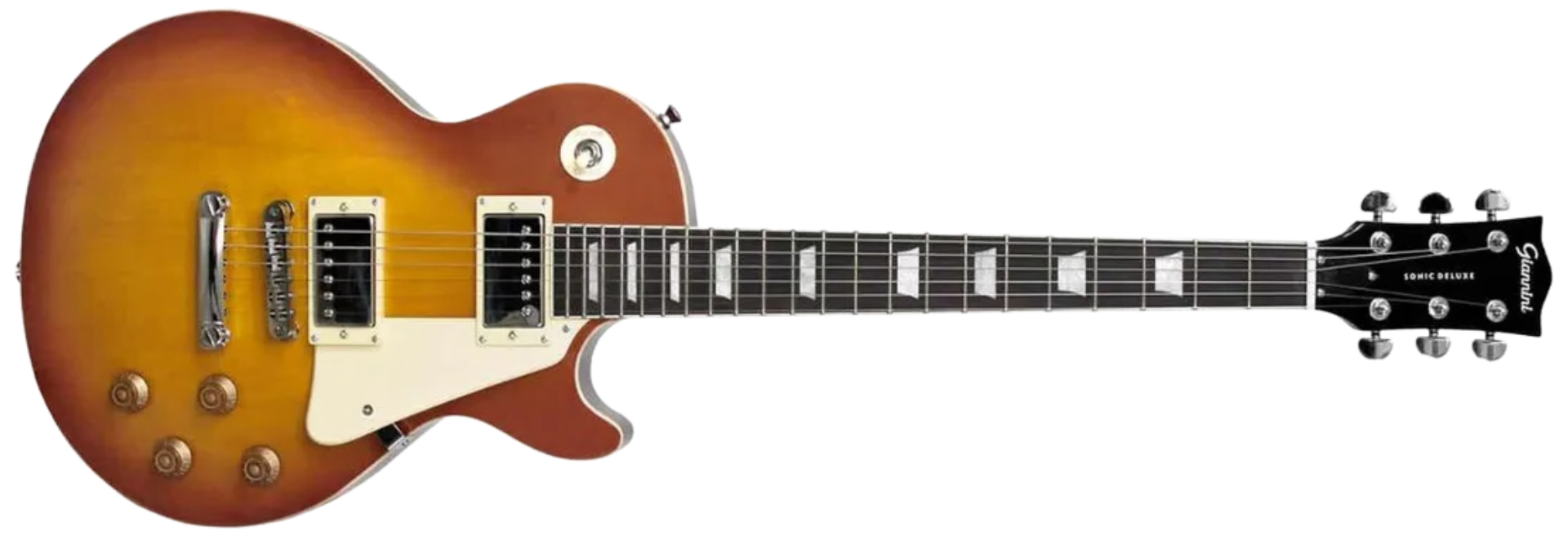 Guitarra Elétrica Giannini Sonic Deluxe Les Paul GAE09 DLX Gold Top 6 Cordas