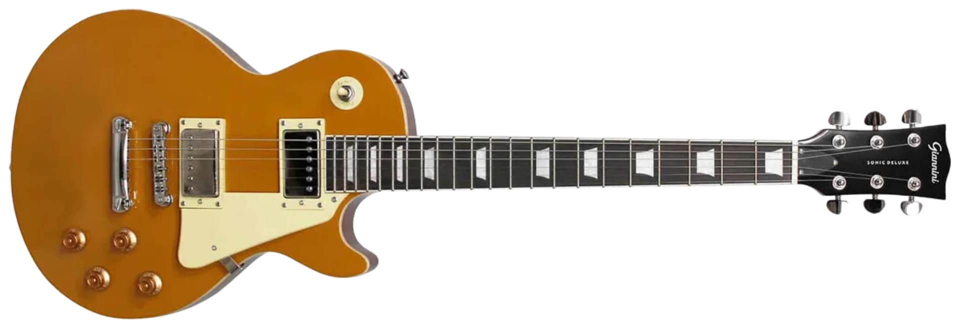 Guitarra Elétrica Giannini Sonic Deluxe Les Paul Gold Top 6 Cordas