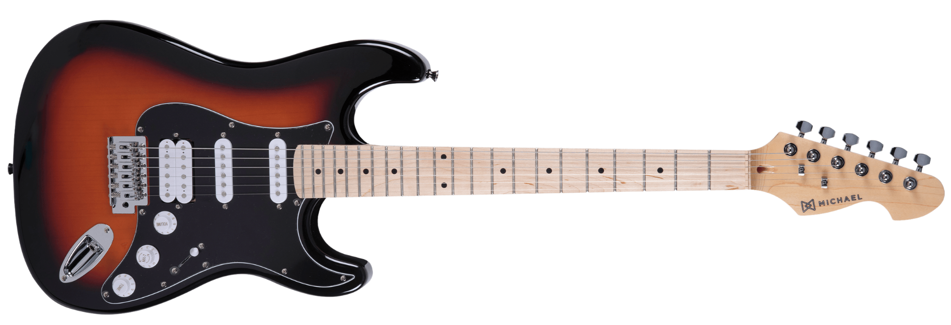 Guitarra Elétrica Michael Power Advanced GM237N Sunburst Black SK