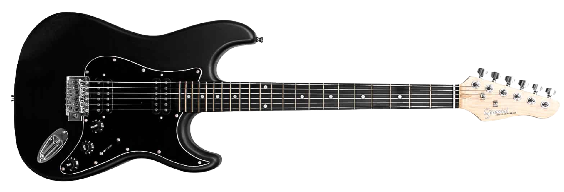 Guitarra Elétrica Giannini G-102 Black com Escudo Black (BK/BK)