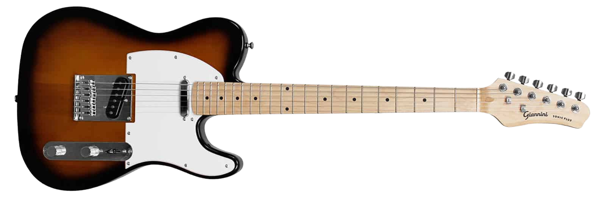 Guitarra Elétrica Giannini Sonic Plus GAE02 Plus 2TS Two Tone Sunburst