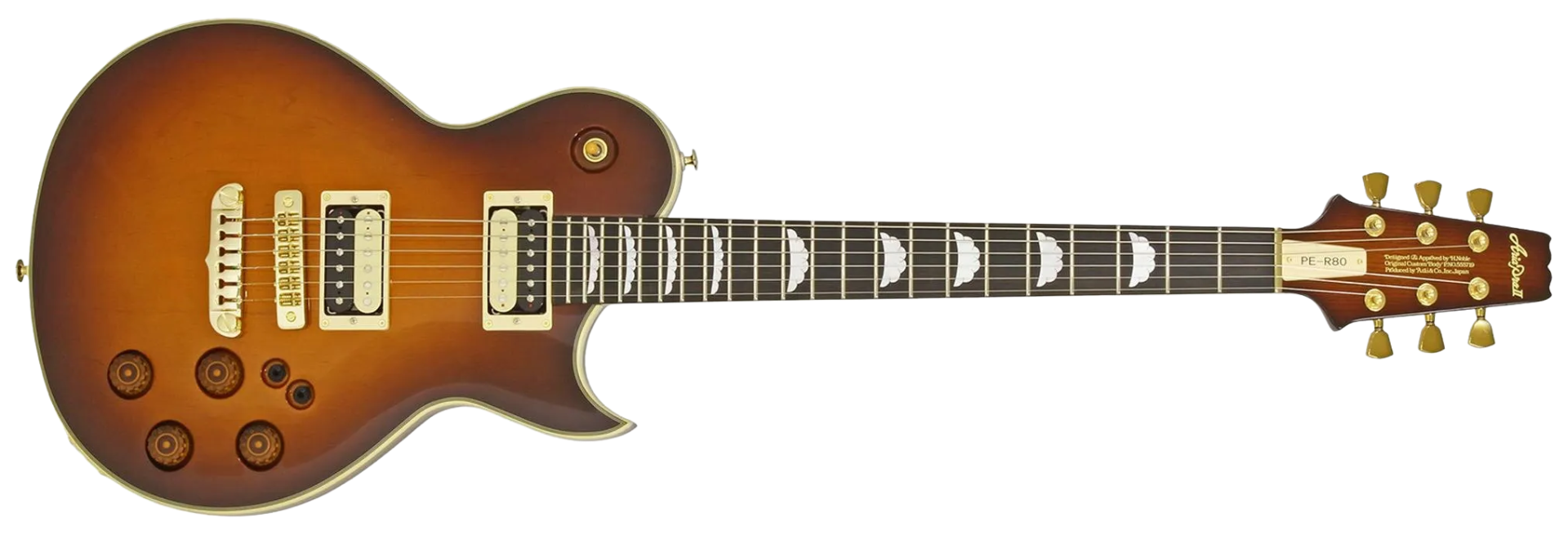 Guitarra Japonesa Aria Pro PE-R80 Japan Brown
