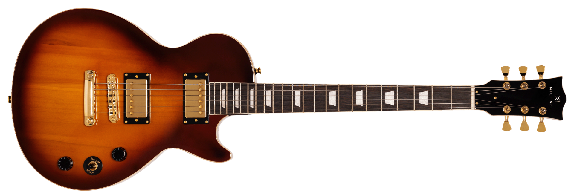 Guitarra Michael Royale GML325 CMB Caramel Sunburst