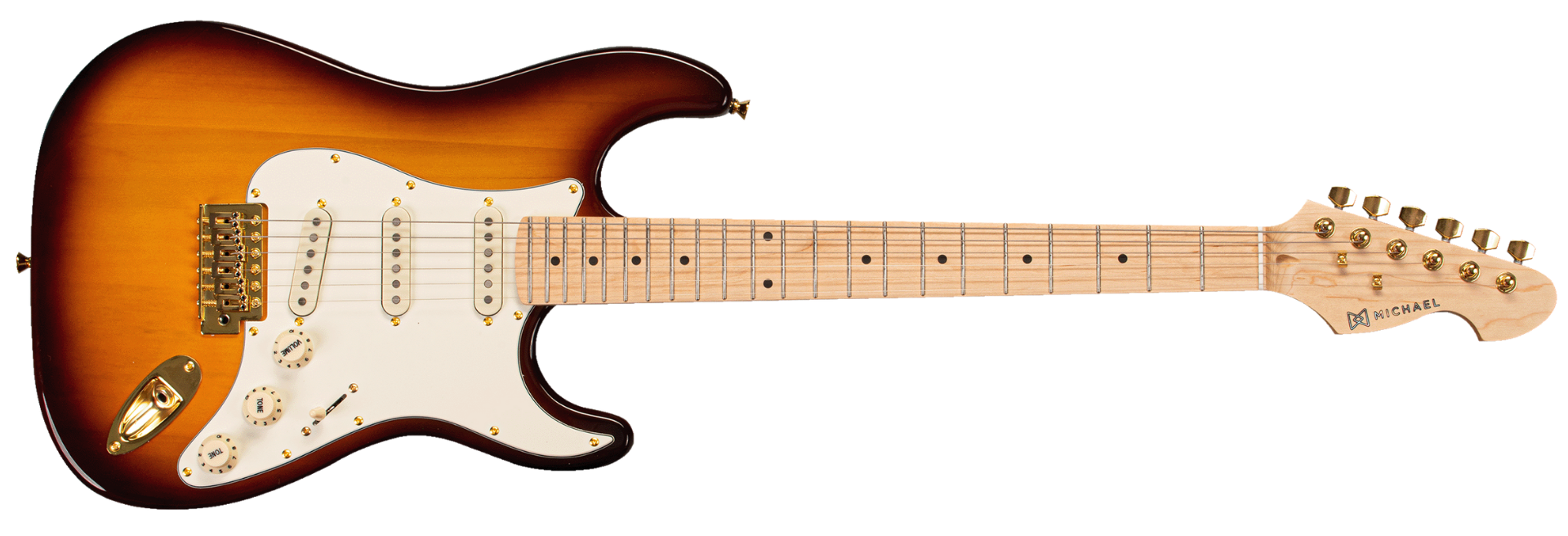 Guitarra Michael GMS425 ST Royale CMB Caramel Sunburst