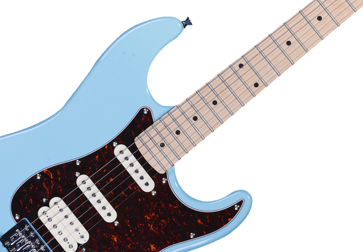 Braço Maple e Escala Rosewood Canhota