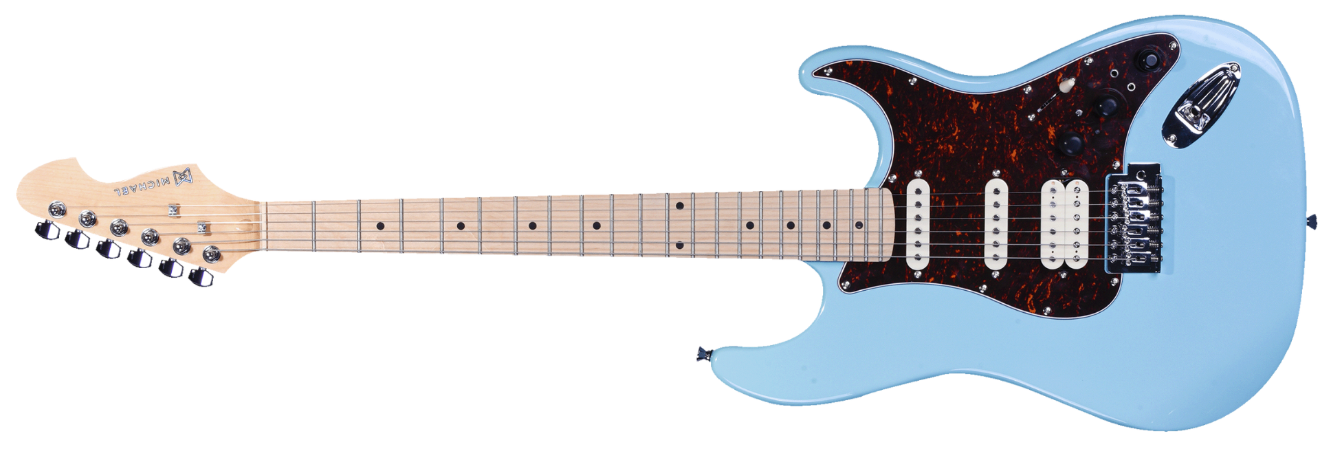 Guitarra Michael Rocker Canhota AB Antique Blue