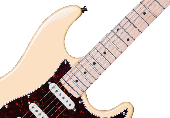 Braço Maple e Escala Rosewood Canhota