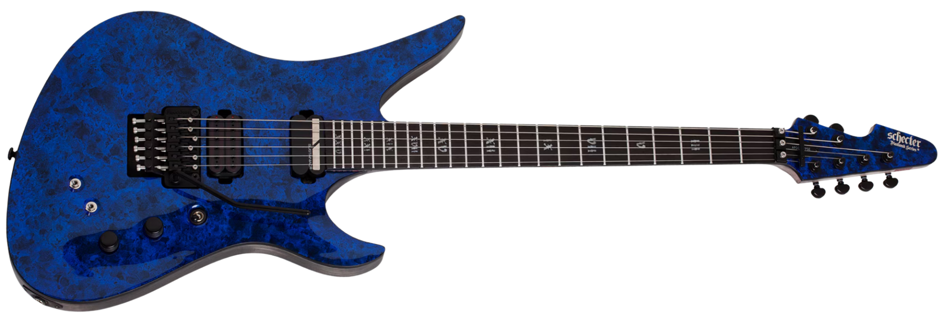Guitarra Schecter Avenger FR-S Apocalypse Blue Reign