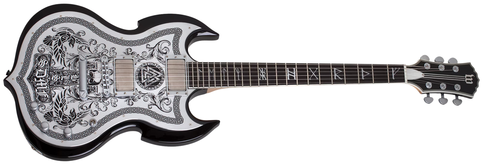 Guitarra Schecter Banshee Elite-6 IronWorks Barbarian Black Burst