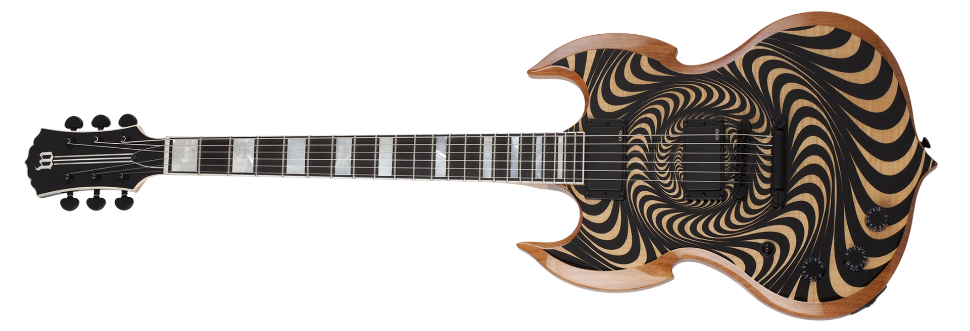 Schecter Banshee Elite-6 Psychic Bullseye Rawtop LH