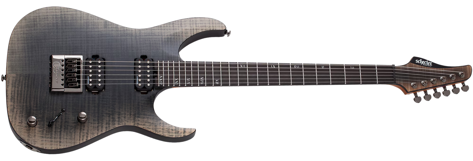Guitarra Schecter Banshee Mach-6 Evertune FOB Fallout Burst