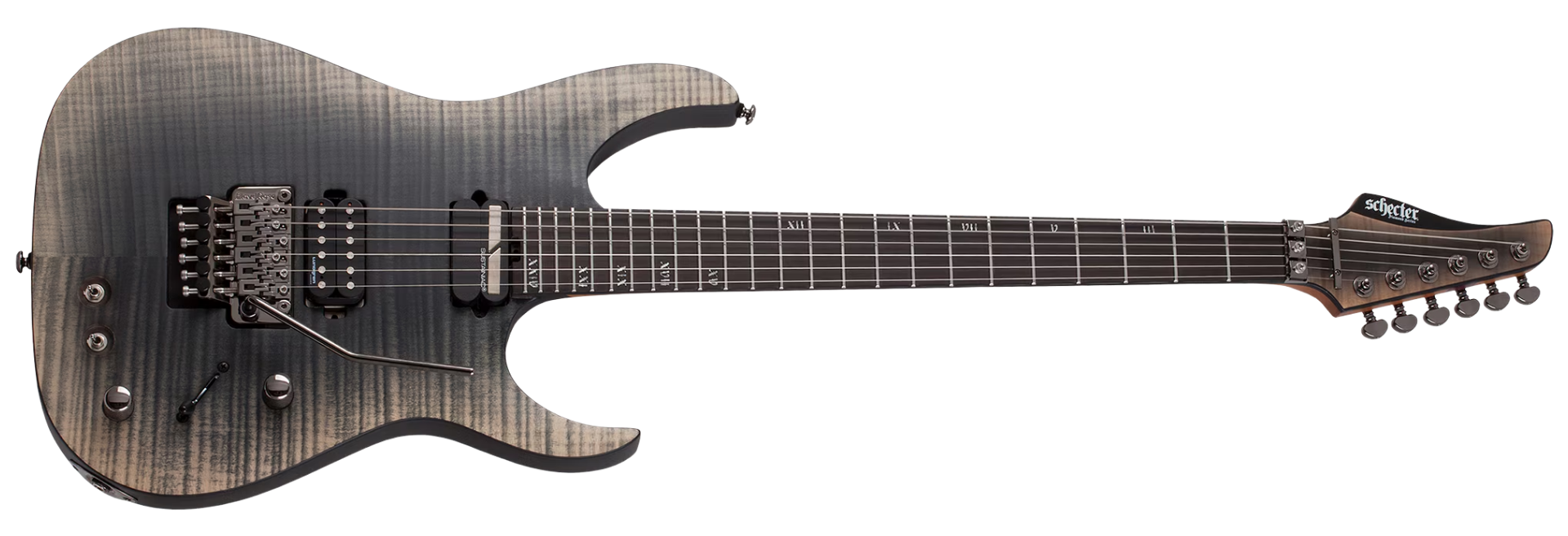 Guitarra Schecter Banshee Mach-6 FR S FOB Fallout Burst