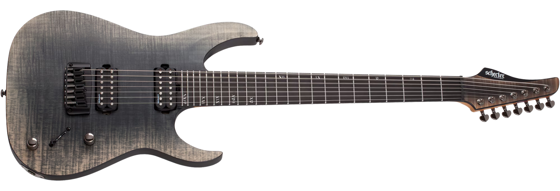 Guitarra Schecter Banshee Mach-7 Fallout Burst 7 Cordas