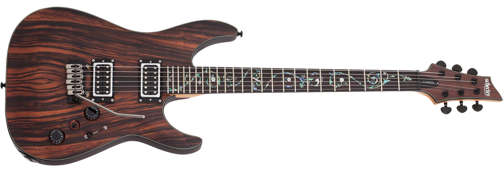 Guitarra Schecter C-1 Exotic Ebony NT Natural Satin