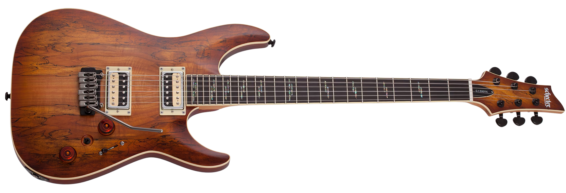 Guitarra Schecter C-1 Exotic SM Spalted Maple