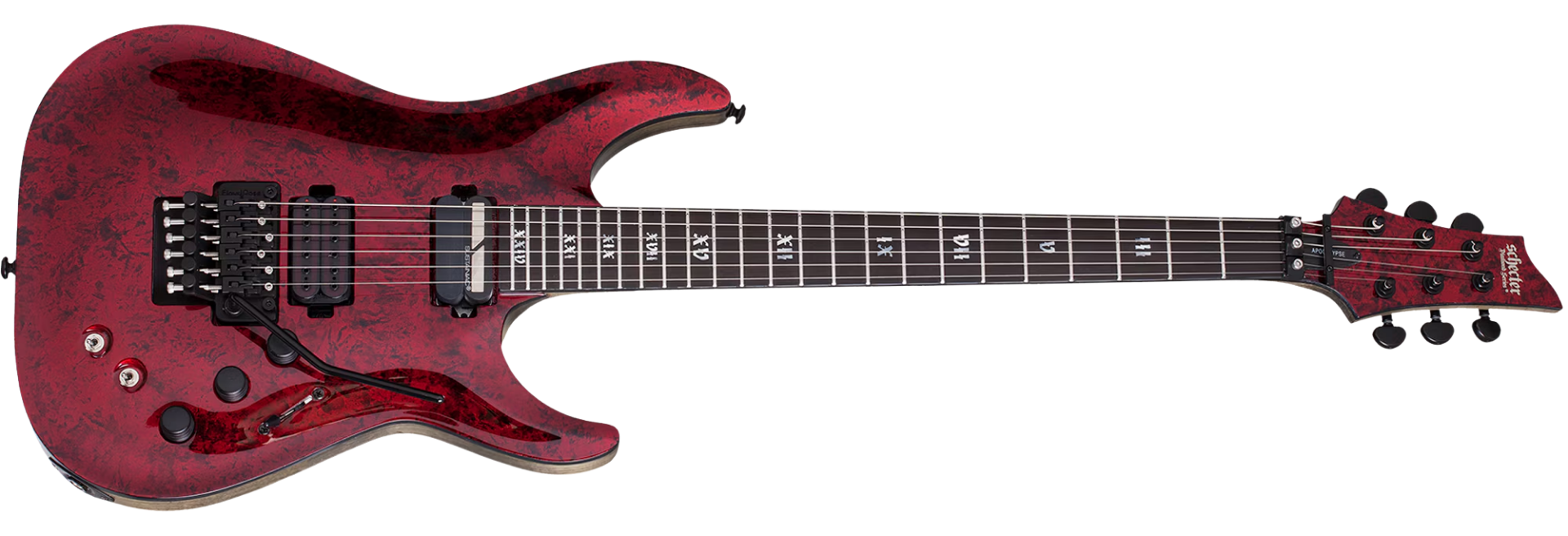 Guitarra Schecter C-1 FR S Apocalypse Red Reign