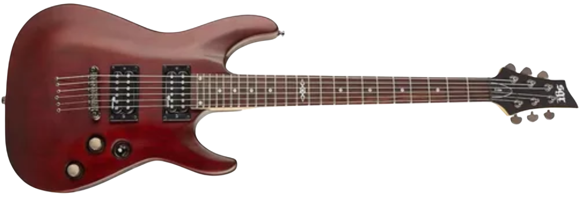Guitarra Schecter C-1 FR SGR Walnut Satin