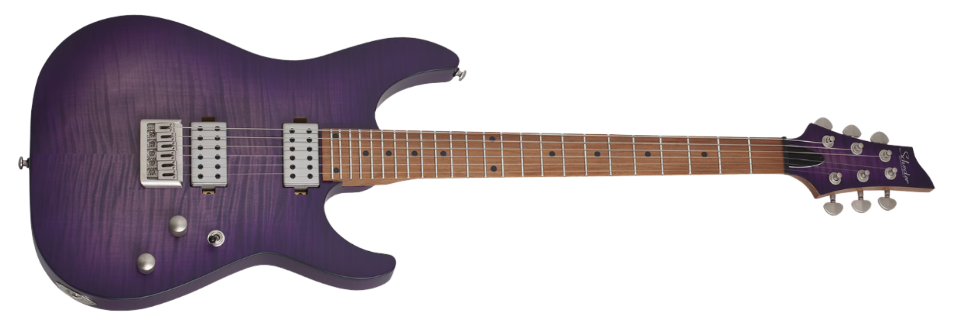 Guitarra Schecter C-1 Standard Plus Trans Purple Burst