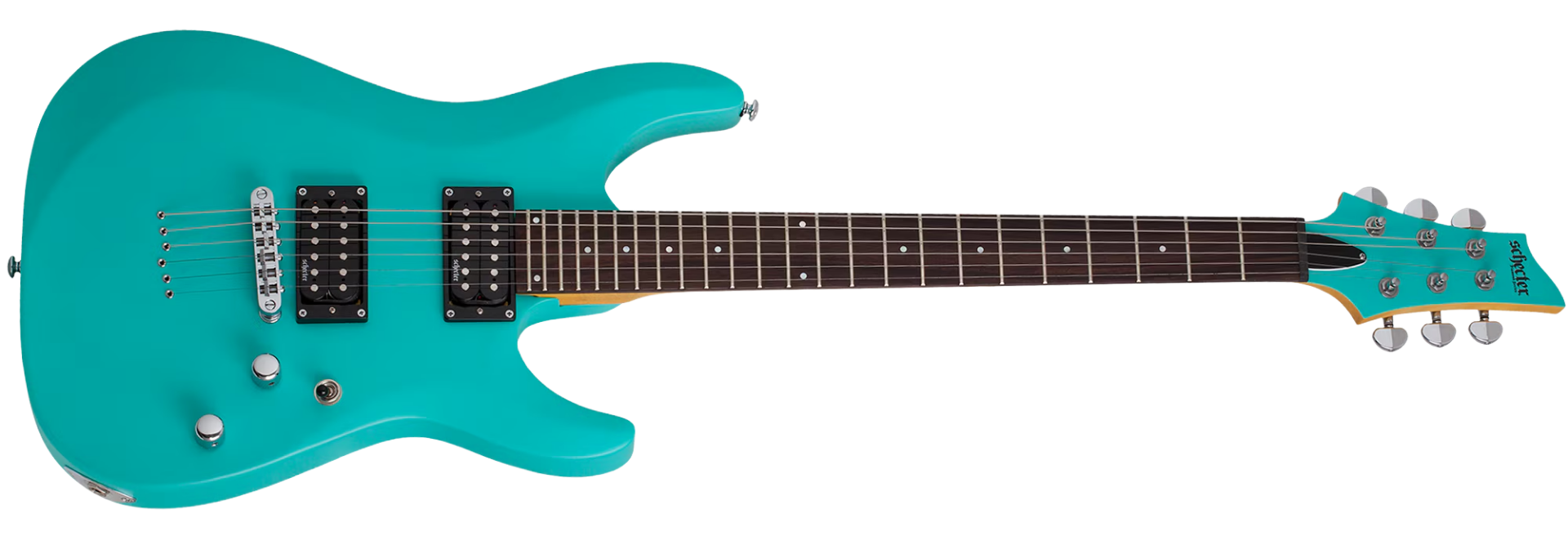 Guitarra Schecter C-6 Deluxe SAQ Satin Aqua