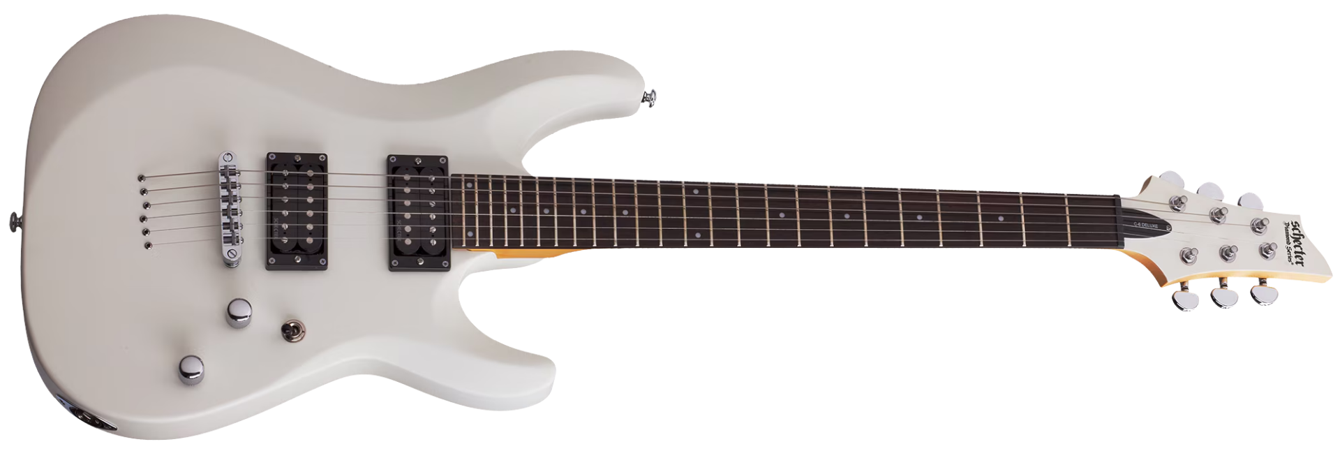 Guitarra Schecter C-6 Deluxe SWHT Satin White