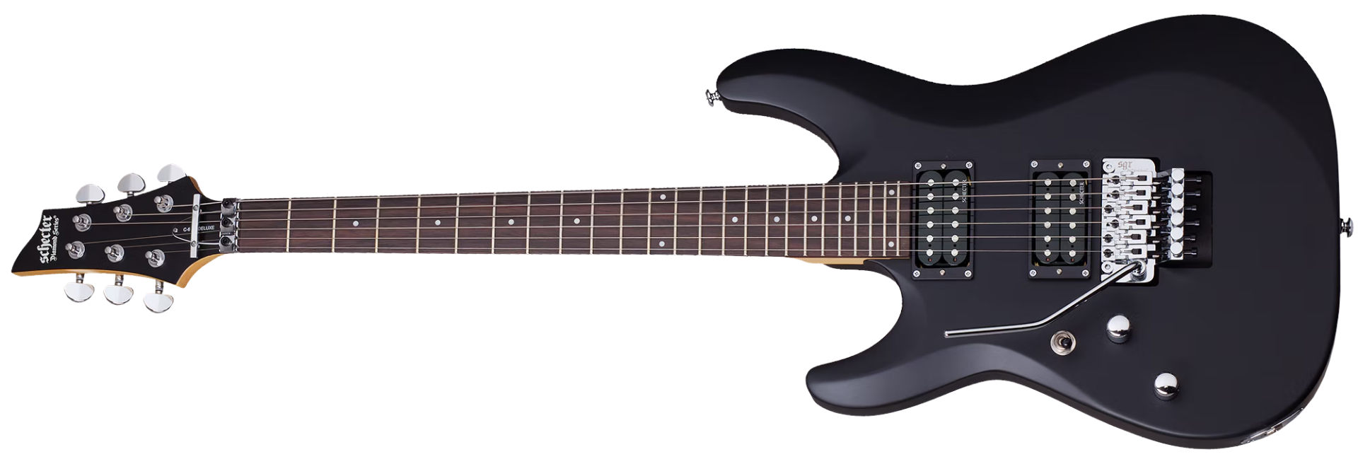 Guitarra Schecter C-6 FR Deluxe LH CEP Cat's Eye Pearl Canhoto
