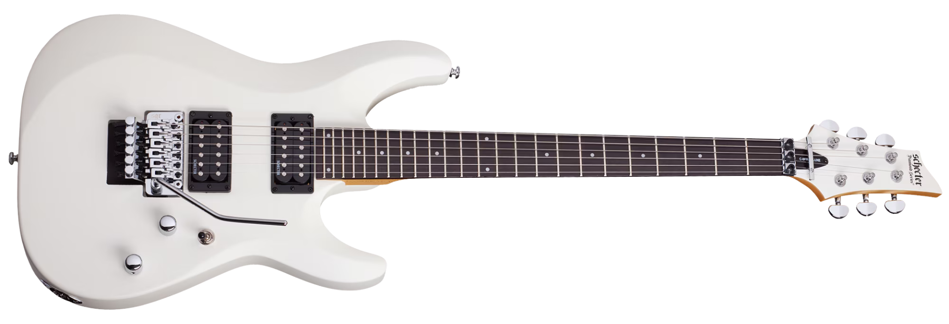Guitarra Schecter C-6 FR Deluxe SWHT Satin White
