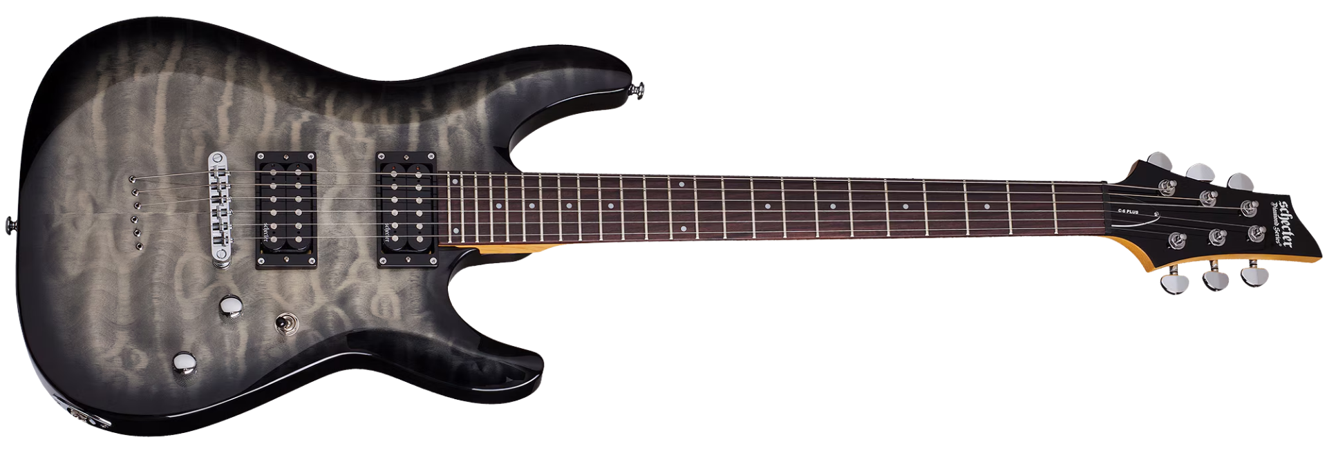Guitarra Schecter C-6 Plus CB Charcoal Burst