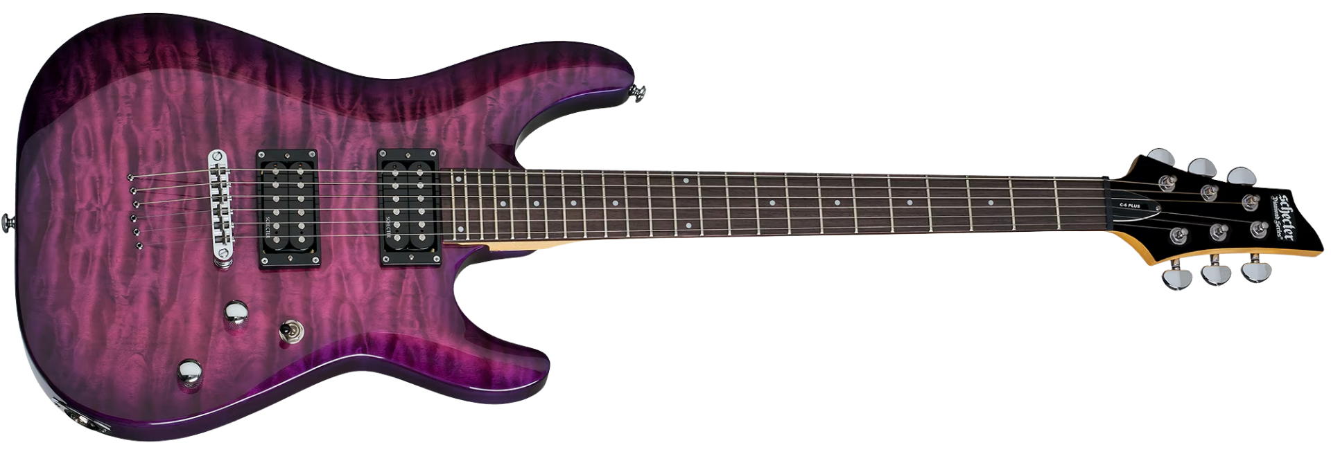 Guitarra Schecter C-6 Plus EM Electric Magenta