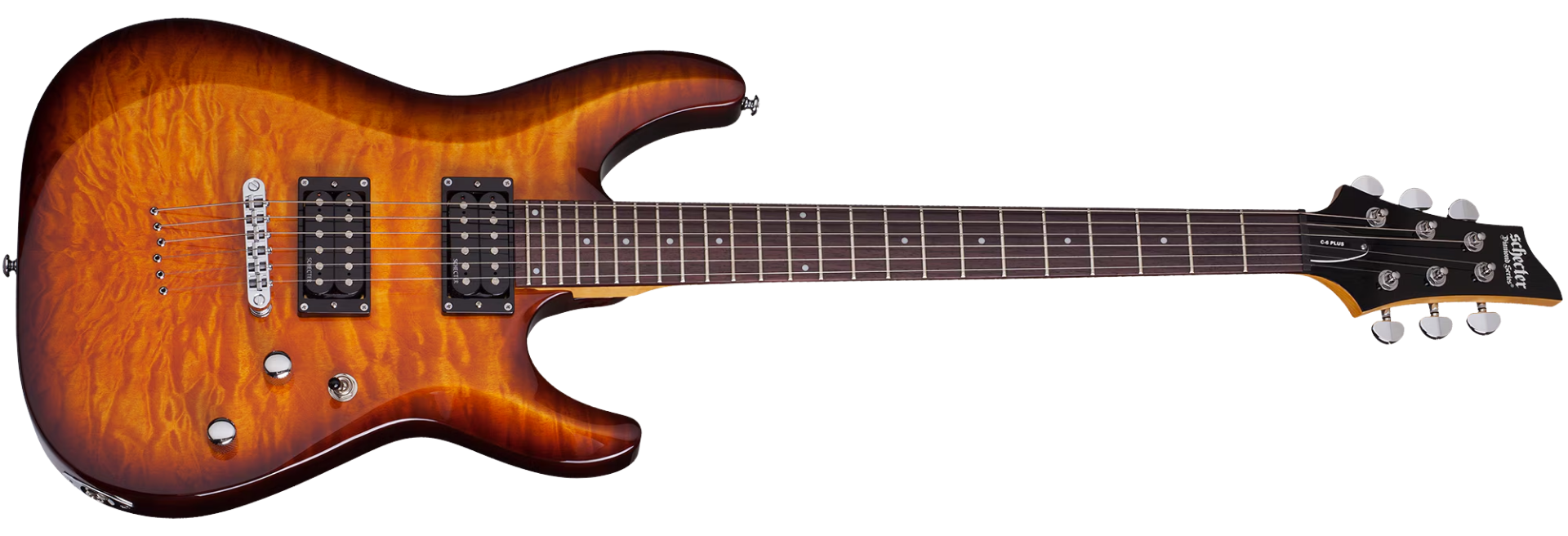 Guitarra Schecter C-6 Plus VSB Vintage Sunburst