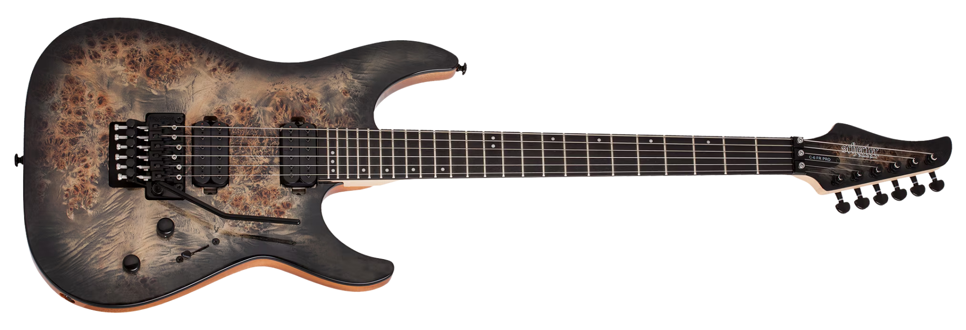 Guitarra Schecter C-6 Pro FR See-Thru Blue Burst