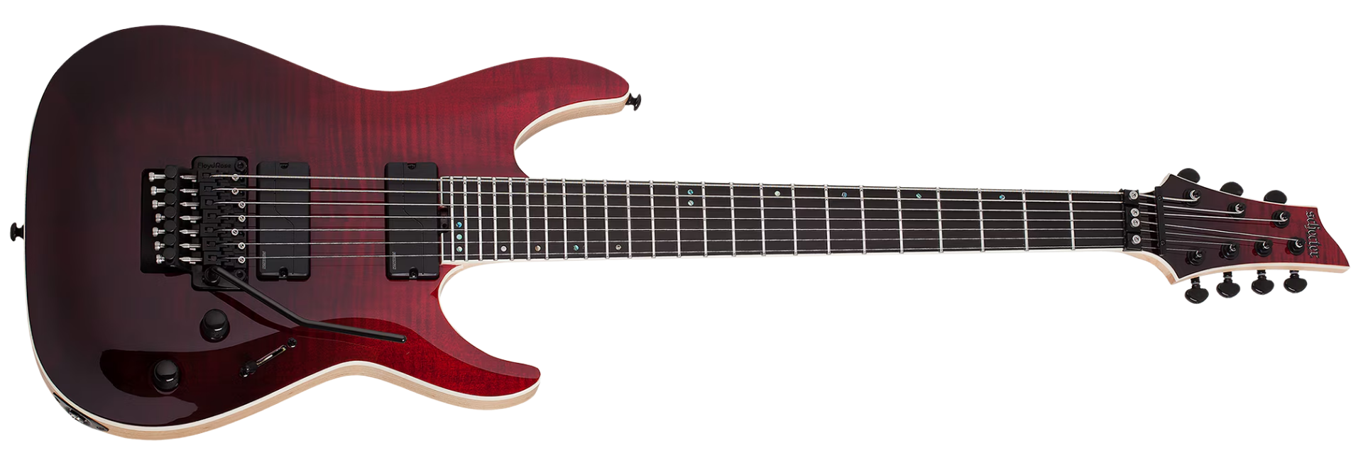 Guitarra Schecter C-7 FR S SLS Elite BBS Blood Burst 7 Cordas