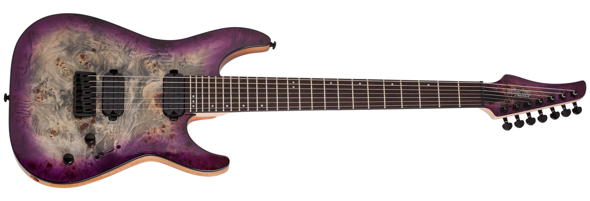 Guitarra Schecter C-7 Pro ARB Aurora Burst 7 Cordas