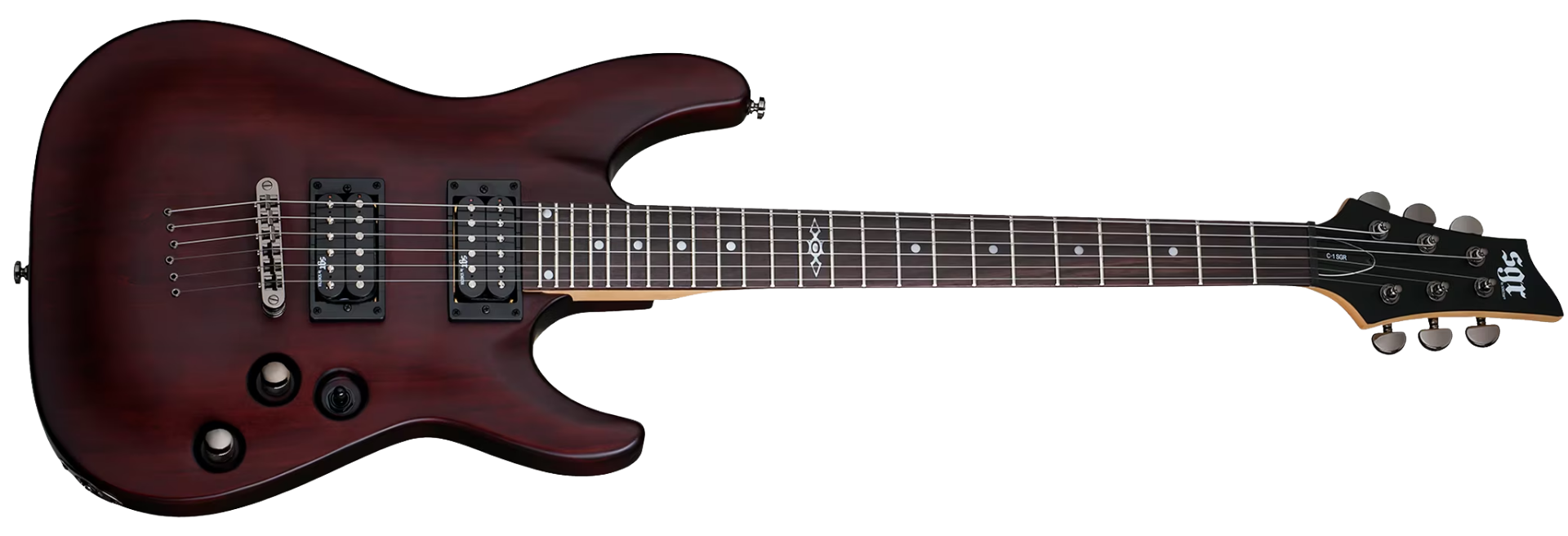 Guitarra Schecter C-7 SGR Walnut Satin