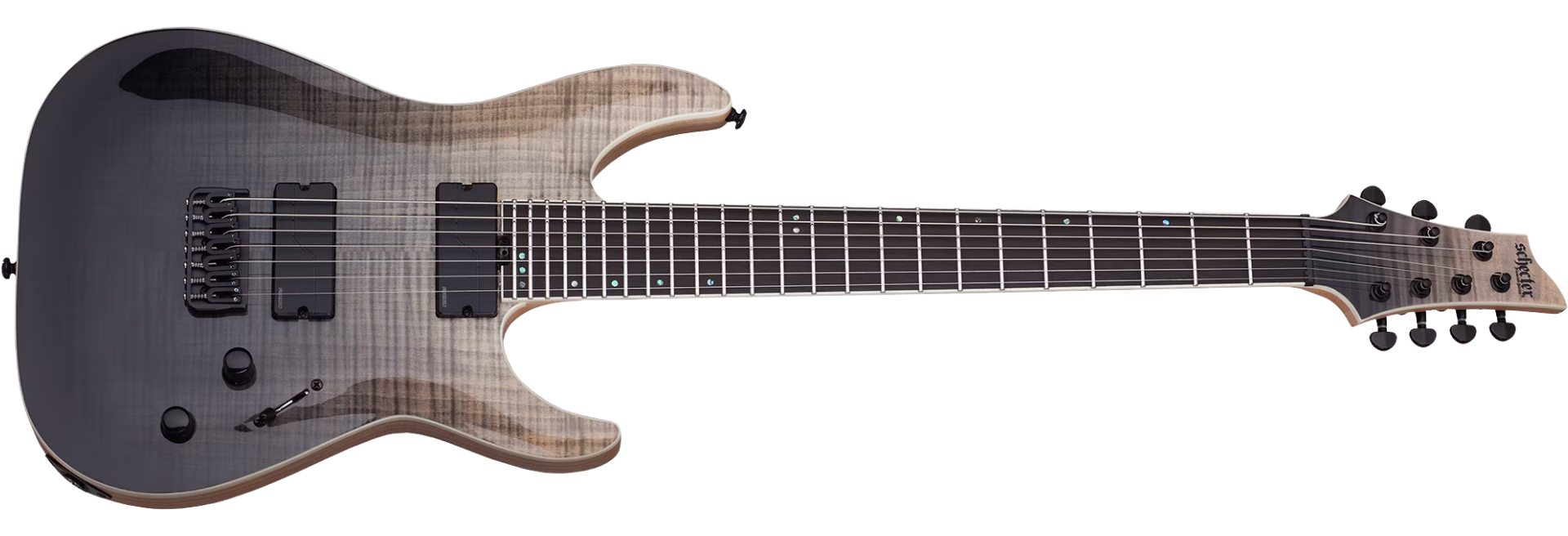Guitarra Schecter C-7 SLS Elite ANQFB Antique Fade Burst 7 Cordas