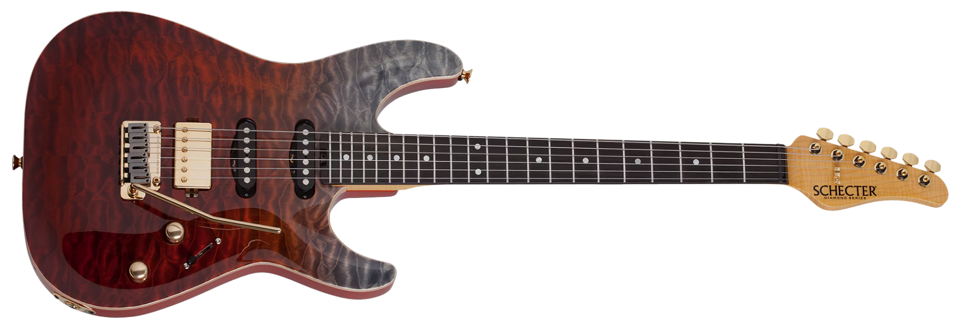 Guitarra Schecter California Classic BF Bengal Fade
